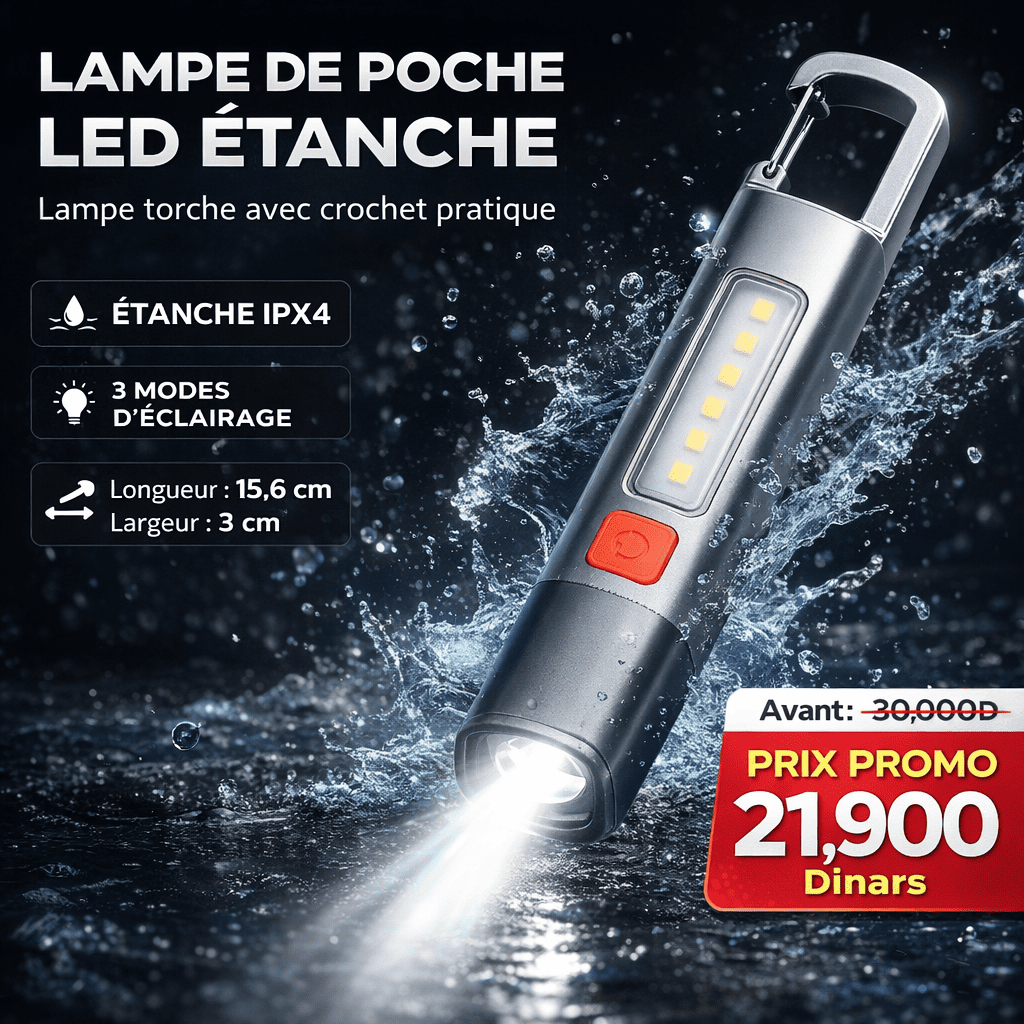 01219151-ad06-4060-b784-639ddd293459 Lampe de Poche LED ZJ-119 – Zoom réglable 300 Lumens, compacte et puissante – Image 1