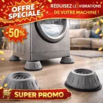 Lot 4 Patins Caoutchouc Machine à Laver - Pieds Anti-Vibrations