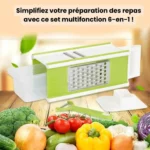 Râpe Coupe-Légumes 4 Côtés – Râpe Multifonction pour Légumes, Fruits et Fromages – Image 4
