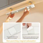 Lumière LED Sans Fil Rechargeable USB – Détecteur de Mouvement & Veilleuse Ultra Fine pour Cuisine, Chambre, Armoire – Image 2