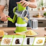 TableTop Drum Grater – Râpe Manuelle Multifonction avec Tambour Rotatif – Image 6