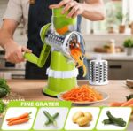 TableTop Drum Grater – Râpe Manuelle Multifonction avec Tambour Rotatif – Image 4