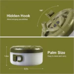 Guirlande LED Extérieure 2-en-1 – 8 m, 5 Modes, Camping & Jardin – Image 6