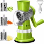 TableTop Drum Grater – Râpe Manuelle Multifonction avec Tambour Rotatif