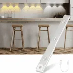 Lumière LED Sans Fil Rechargeable USB – Détecteur de Mouvement & Veilleuse Ultra Fine pour Cuisine, Chambre, Armoire