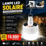 Lampe de Camping Rechargeable Solaire & USB – LED Portable Étanche