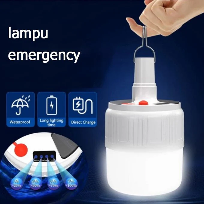 Lampe de Camping Rechargeable Solaire & USB – LED Portable Étanche