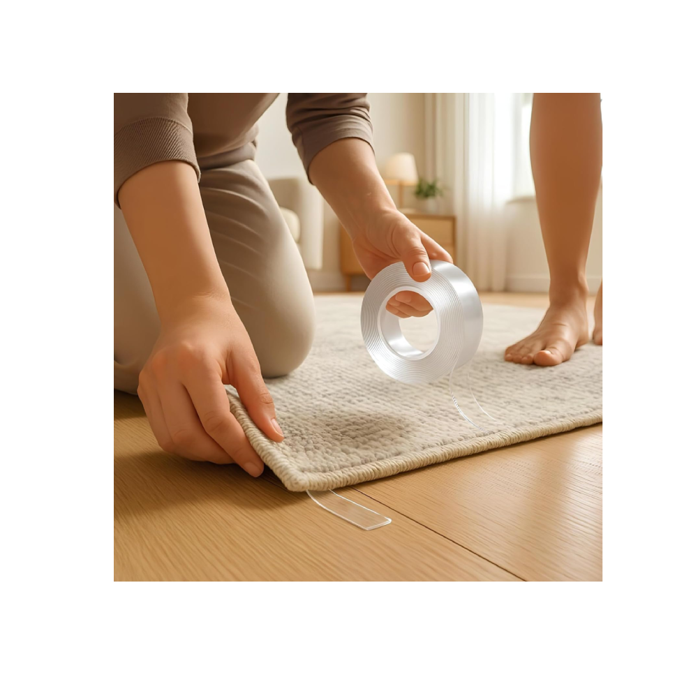 Bande Adhésive Double Face Silicone 3M – Transparente, Réutilisable & Résistante à la Chaleur – Image 3