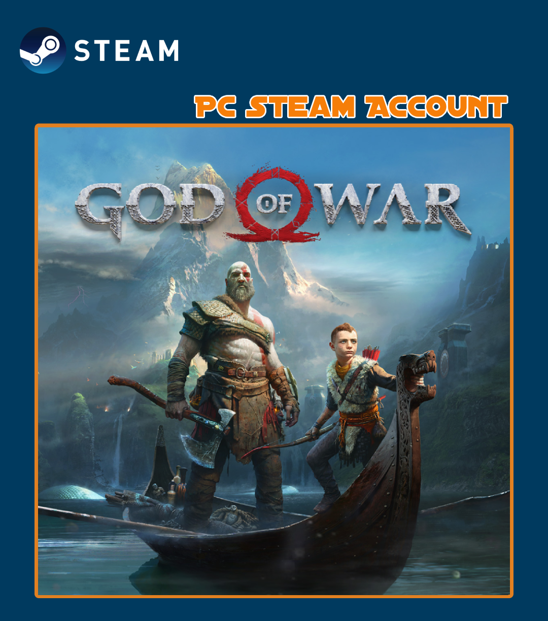 God of War – Compte Steam pour PC (Jeu Préinstallé)