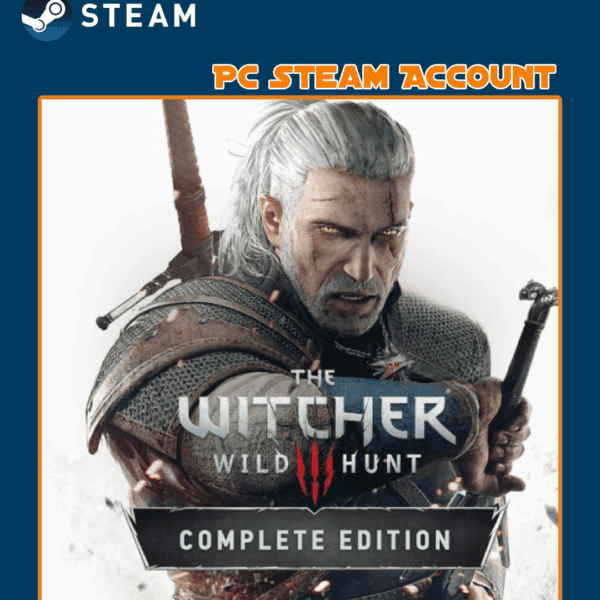 The Witcher 3: Wild Hunt – Compte Steam pour PC (Jeu préinstallé)