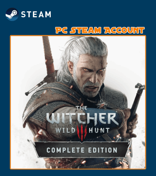 The Witcher 3: Wild Hunt – Compte Steam pour PC (Jeu préinstallé)