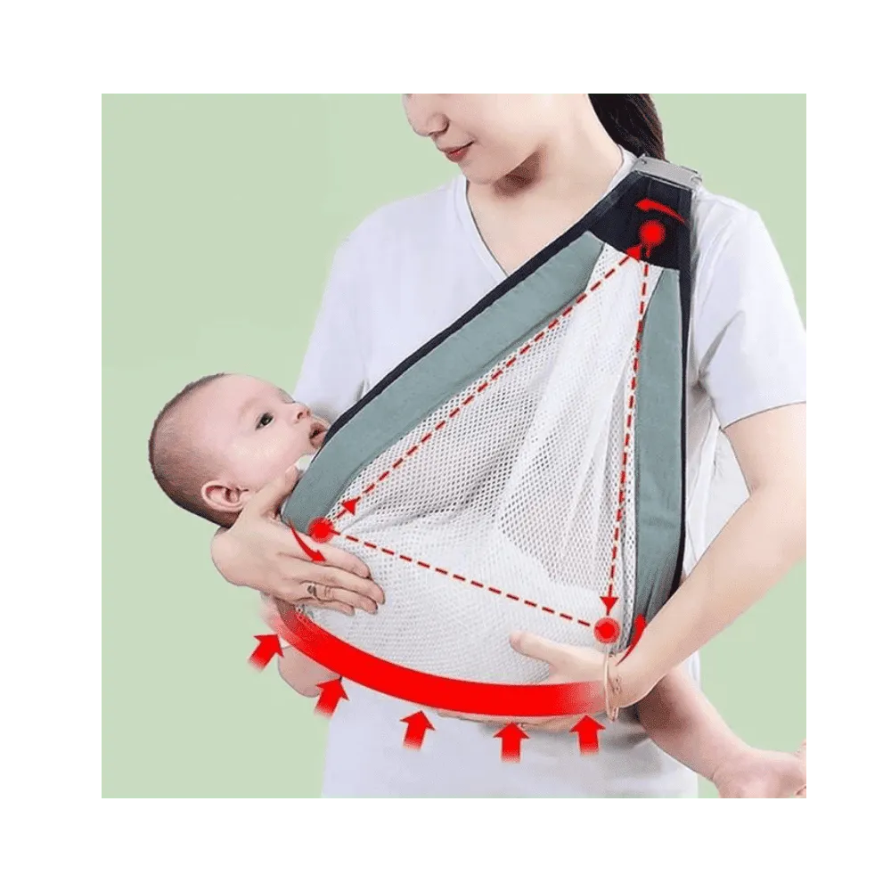 Écharpe Porte-Bébé – Confort et Sécurité pour Bébé et Parent – Image 2
