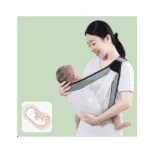 Écharpe Porte-Bébé – Confort et Sécurité pour Bébé et Parent – Image 4