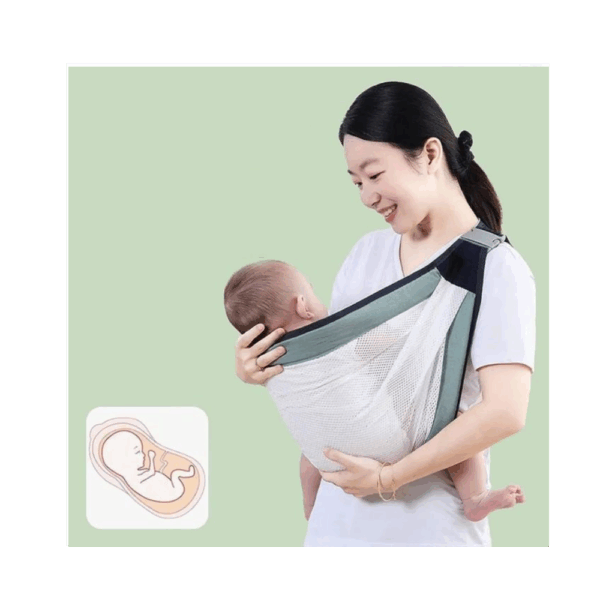 Écharpe Porte-Bébé – Confort et Sécurité pour Bébé et Parent – Image 3