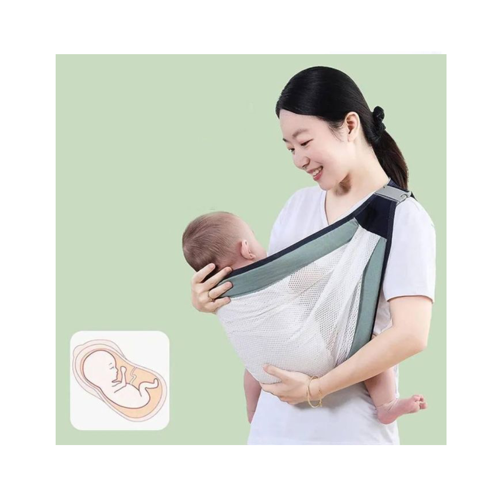 Écharpe Porte-Bébé – Confort et Sécurité pour Bébé et Parent – Image 4