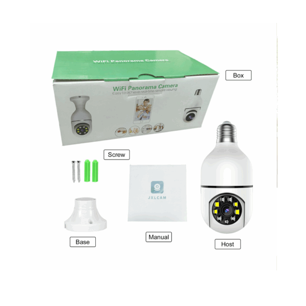 Caméra WiFi Panoramique 360° – Surveillance Intelligente à Distance – Image 1