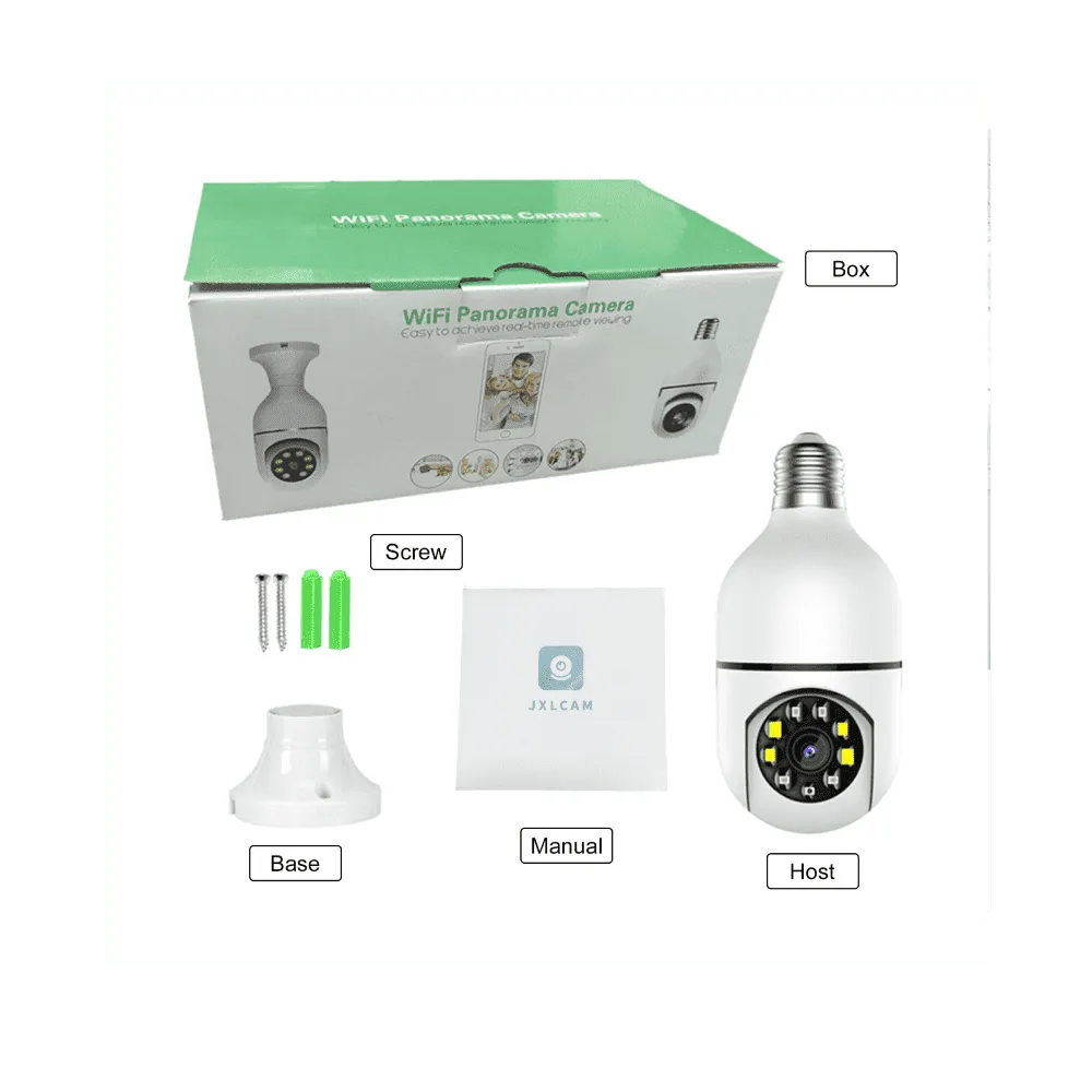 Caméra WiFi Panoramique 360° – Surveillance Intelligente à Distance – Image 2