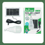 Lampe Solaire CClamp CL-022 – Éclairage LED Autonome avec Fixation Pince et Panneau Solaire Haute Efficacité