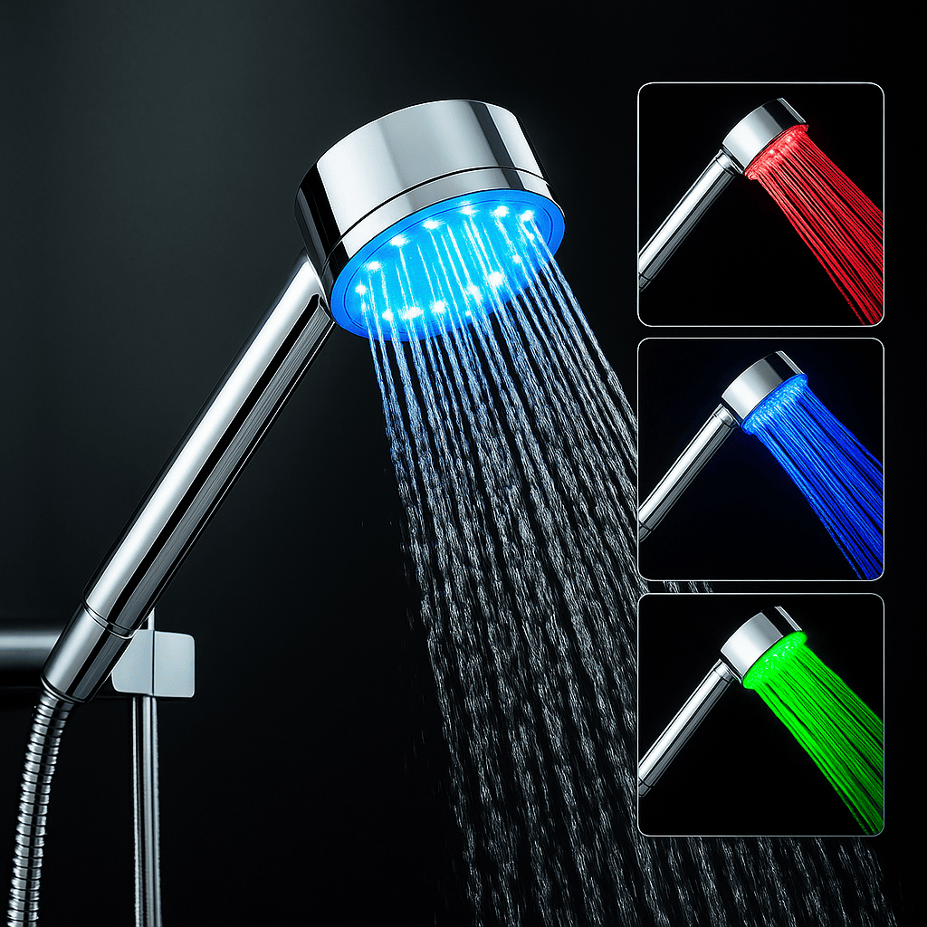 img_3594 Pommeau de Douche LED  – Éclairage Coloré et Relaxant – Image 1