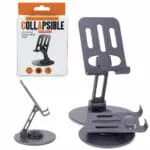 Support de Téléphone Rotatif à Poser - Base Antidérapante pour Bureau