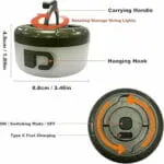 Guirlande LED Extérieure 2-en-1 – 8 m, 5 Modes, Camping & Jardin – Image 4