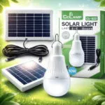 Lampe Solaire CClamp CL-022 – Éclairage LED Autonome avec Fixation Pince et Panneau Solaire Haute Efficacité