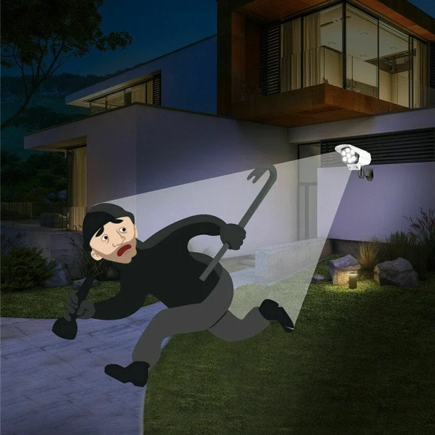 PROMO Pack de 4 Lampes Solaires Extérieur 77 LED - Détecteur de Mouvement - Forme Caméra de Sécurité – Image 2