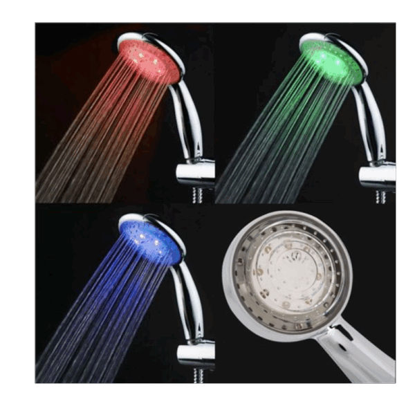 Pommeau de Douche LED  – Éclairage Coloré et Relaxant – Image 1