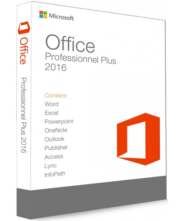 Microsoft Office 2016 Professionnel Plus (Clé d’activation)