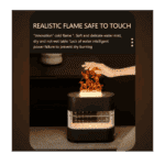Diffuseur d’Arômes Rain Fire – Humidificateur & Lampe Ambiance avec Effet Pluie et Feu – Image 4