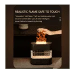 Diffuseur d’Arômes Rain Fire – Humidificateur & Lampe Ambiance avec Effet Pluie et Feu – Image 4