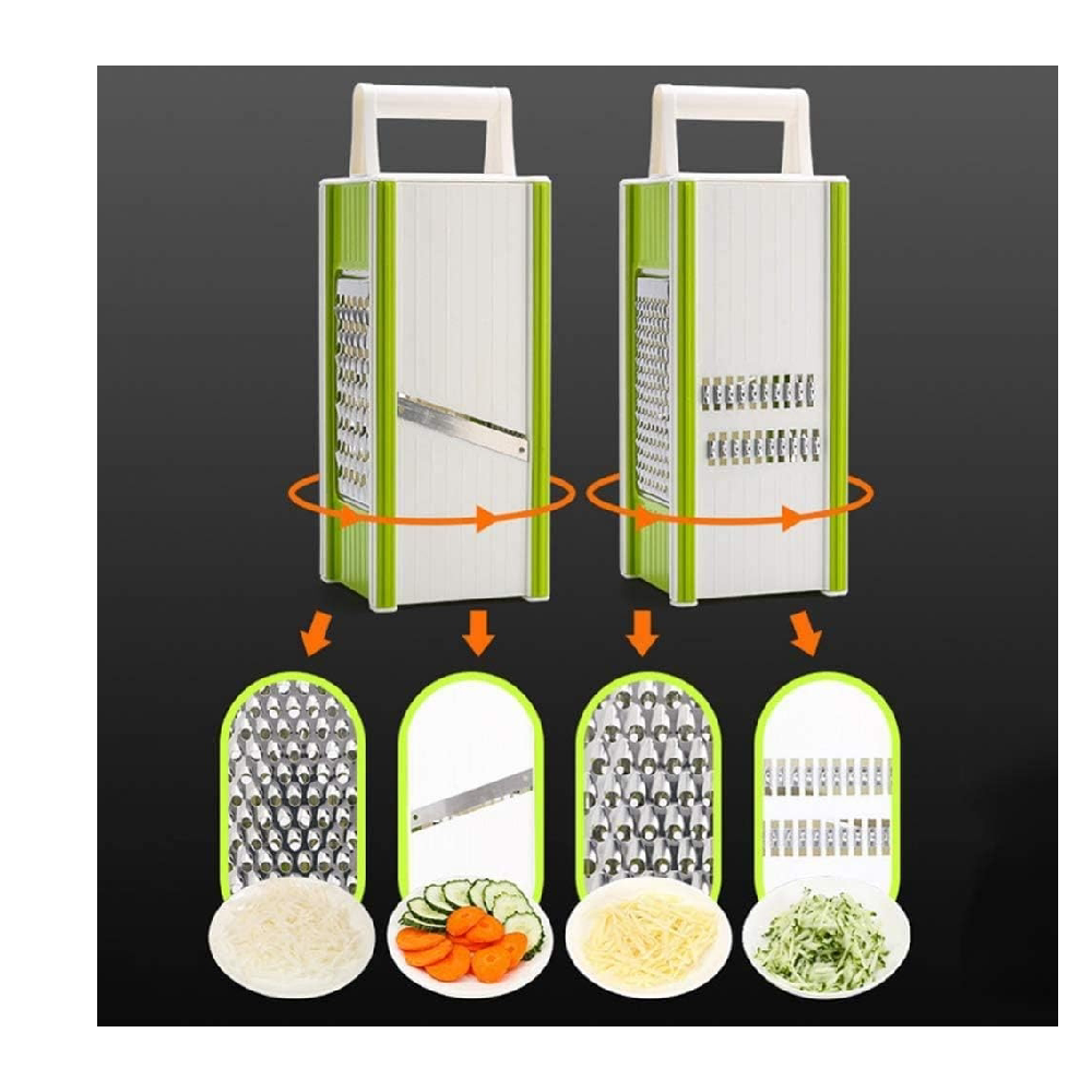 Râpe Coupe-Légumes 4 Côtés – Râpe Multifonction pour Légumes, Fruits et Fromages