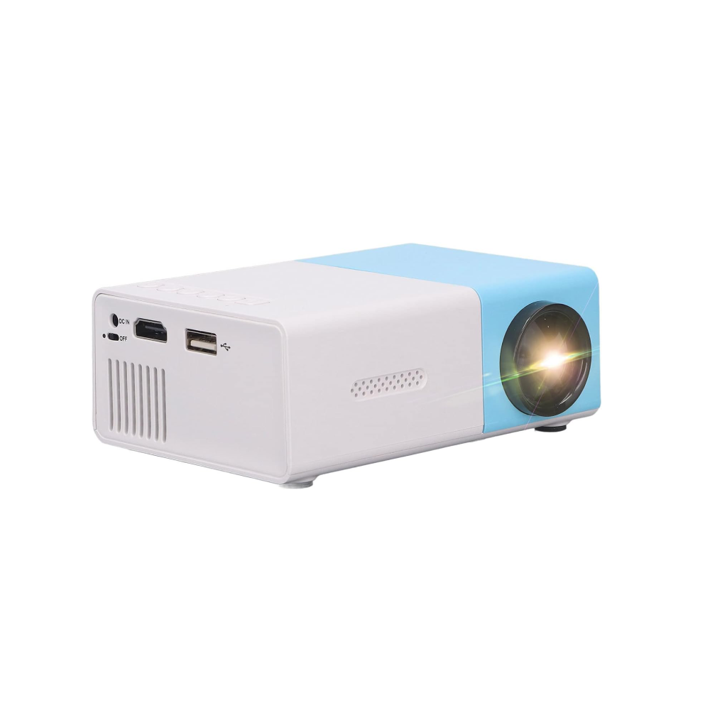 Mini Vidéoprojecteur LED – 1080P Full HD Home Cinéma Portable Compatible Smartphone & PC