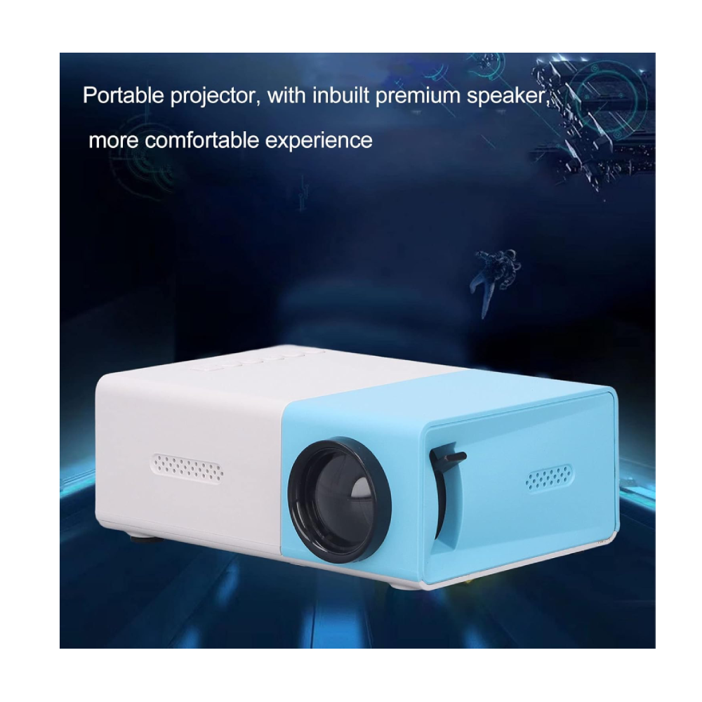 Mini Vidéoprojecteur LED – 1080P Full HD Home Cinéma Portable Compatible Smartphone & PC