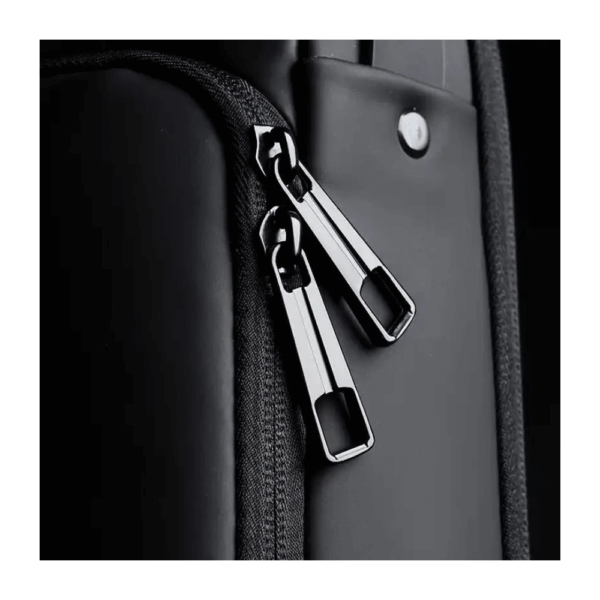 Sac de Poitrine Antivol FASHION – Port USB & Serrure de Sécurité – Noir – Image 2