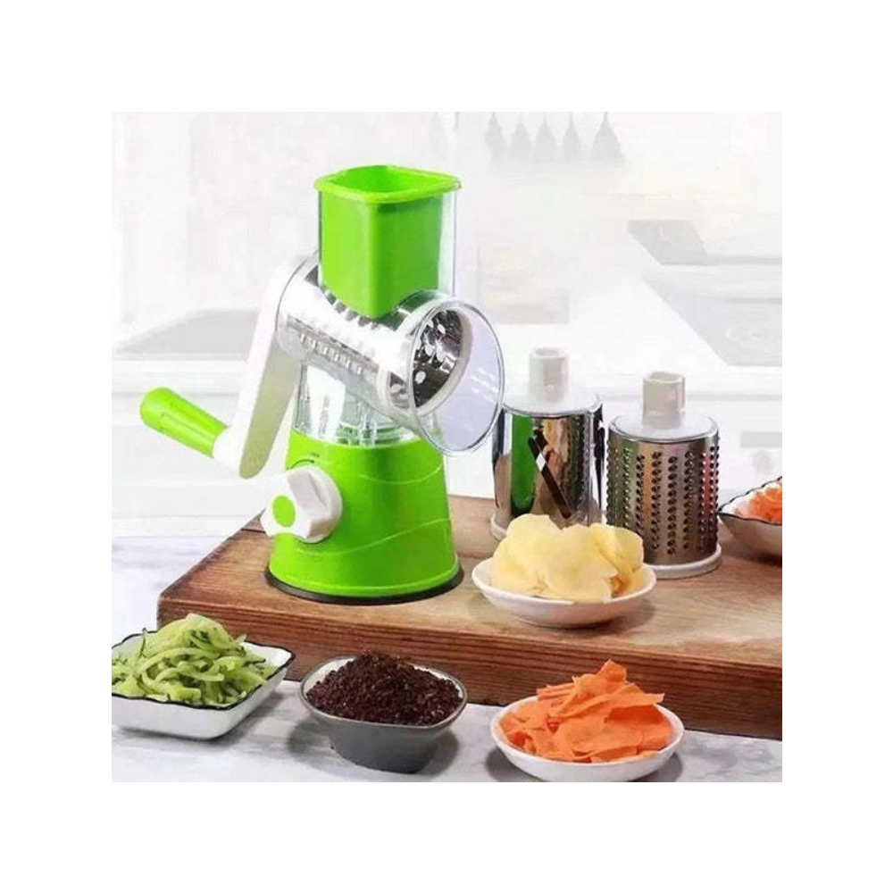 TableTop Drum Grater – Râpe Manuelle Multifonction avec Tambour Rotatif