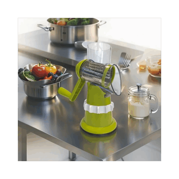 TableTop Drum Grater – Râpe Manuelle Multifonction avec Tambour Rotatif – Image 4