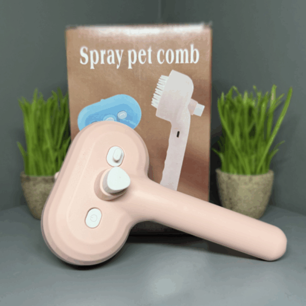 Brosse à Spray pour Animaux – Toilettage et Démêlage Facile – Image 1