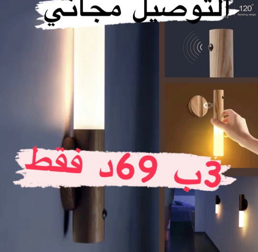 promo 3 Lampe LED à Induction Intelligente – Éclairage Automatique
