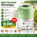 Mini Hachoir Électrique Rechargeable 250ML – Puissant, Compact & Facile à Utiliser