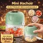 Mini Hachoir Électrique Rechargeable 250ML – Puissant, Compact & Facile à Utiliser