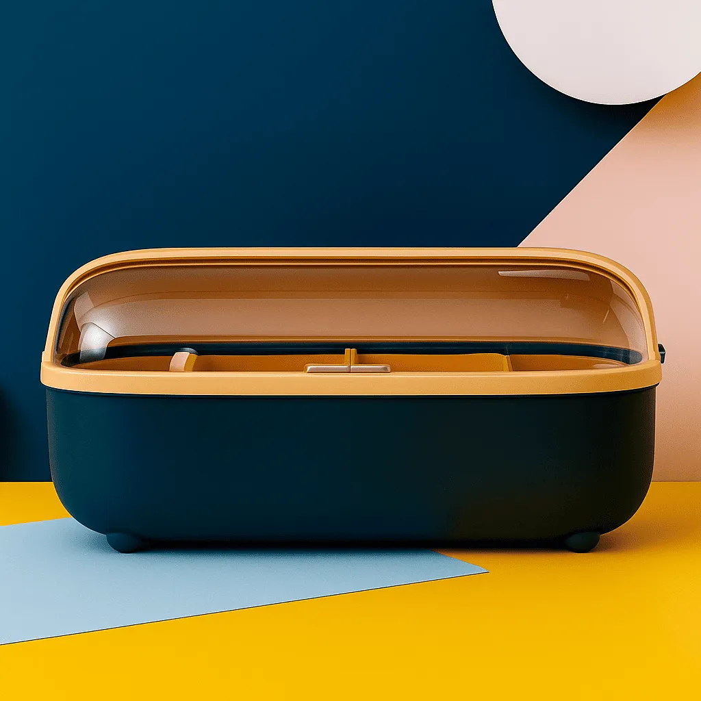 Boîte à Épices avec 4 Cuillères - Rangement Hermétique - Set d'Organisation Cuisine – Image 2