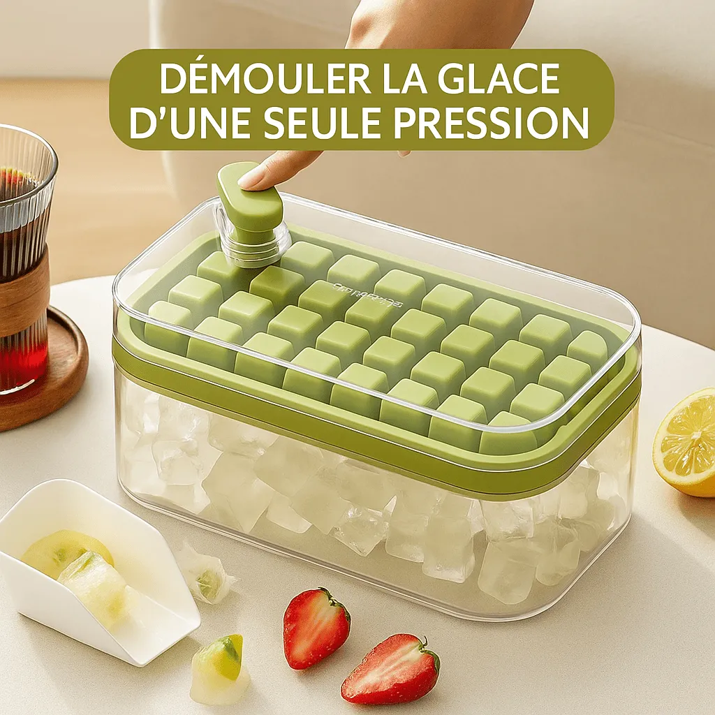 Boîte à Glaçons Multifonction 2-en-1 – Ice Box Premium avec Couvercle et Pelle – Image 2
