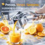 Presse-Agrumes Manuel – Jus Frais Naturel et Plein de Vitamines – Image 2