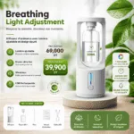 Diffuseur d’arômes et humidificateur d’air intelligent USB – Purifie, parfume et hydrate votre espace