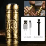 Shaver Mini – Rasoir Électrique Vintage Bouddha Doré Rechargeable USB à Petit Prix