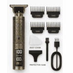 Tondeuse T9 Professionnelle avec Afficheur LED – Rechargeable USB, Lame T-Zero en Acier Inoxydable