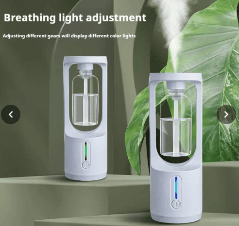 difu1 Diffuseur d’arômes et humidificateur d’air intelligent USB – Purifie, parfume et hydrate votre espace – Image 3