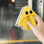 Nettoyeur de Vitres Double Face – Aimant Puissant pour un Nettoyage Parfait des Deux Côtés