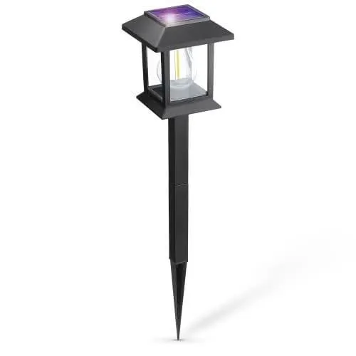 Lampe Solaire Extérieure LED – Éclairage de Jardin Étanche avec Piquet – Image 5